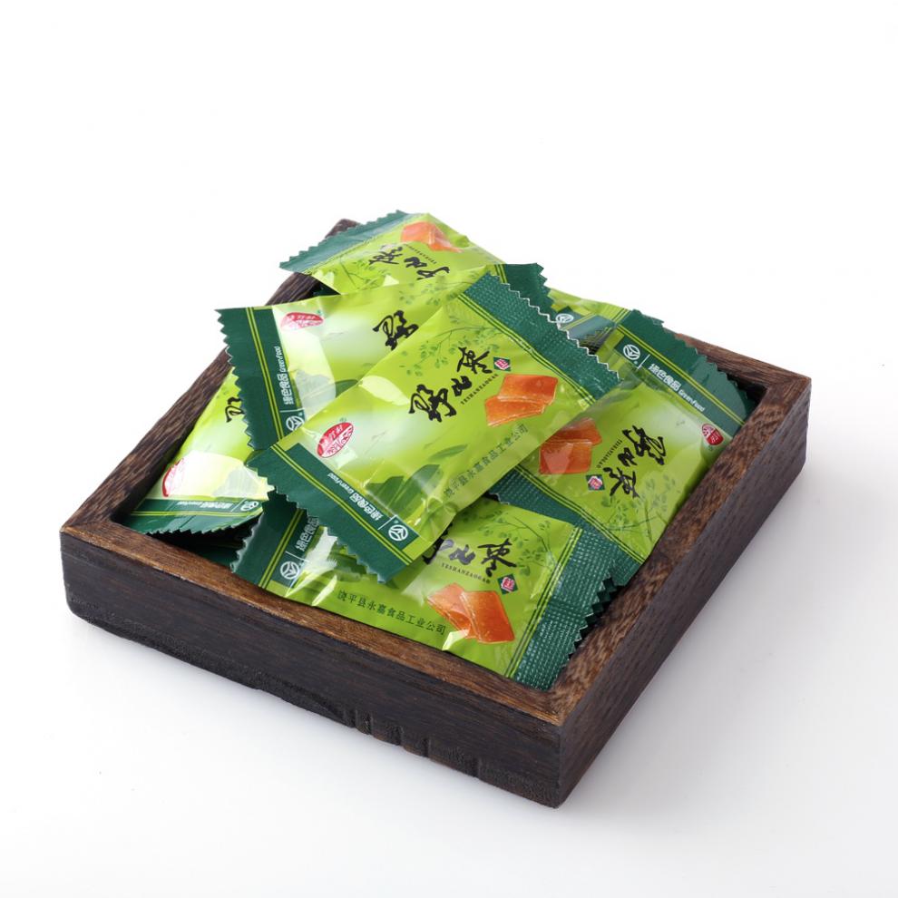 饶平野山枣糕独立包传统日晒手工绿色食品山枣糕62克袋 两袋装【图片