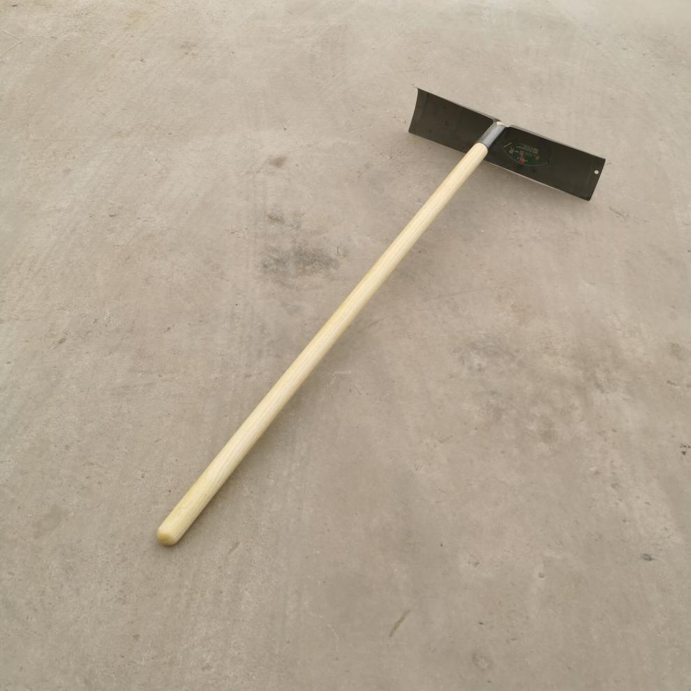 全钢刮锄建筑水泥耙工地平灰拌沙混凝土耙子刮板灰扒子刮粪晒粮食40