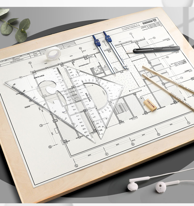 机械工程制图绘图板a1a2a3作图建筑设计师画图带手提丁字尺4k椴木实木
