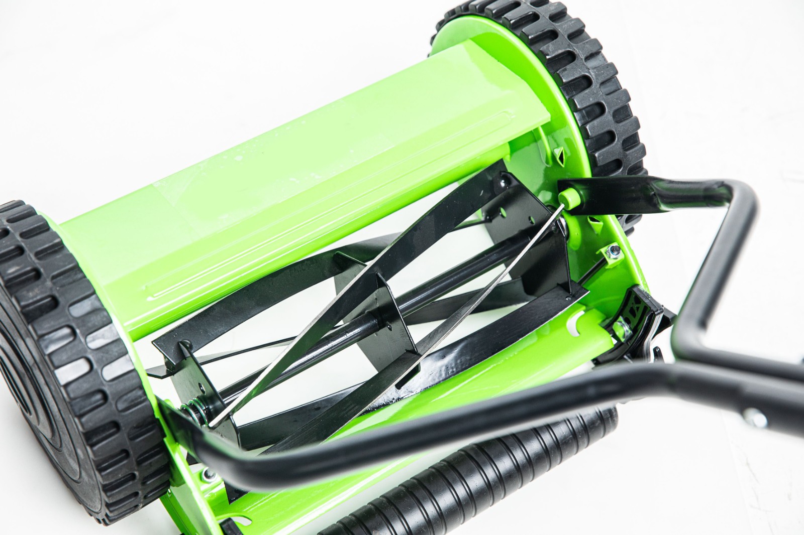 新款12寸割草机家用小型无动力手推别墅小花园艺草坪修剪除草打草12寸