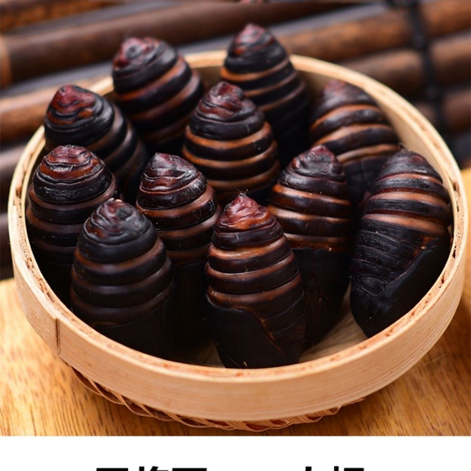 东北丹东蚕蛹特产柞蚕蛹新鲜活蚕蛹大黄蚕蛹大茧蛹蝉蛹 2斤【图片