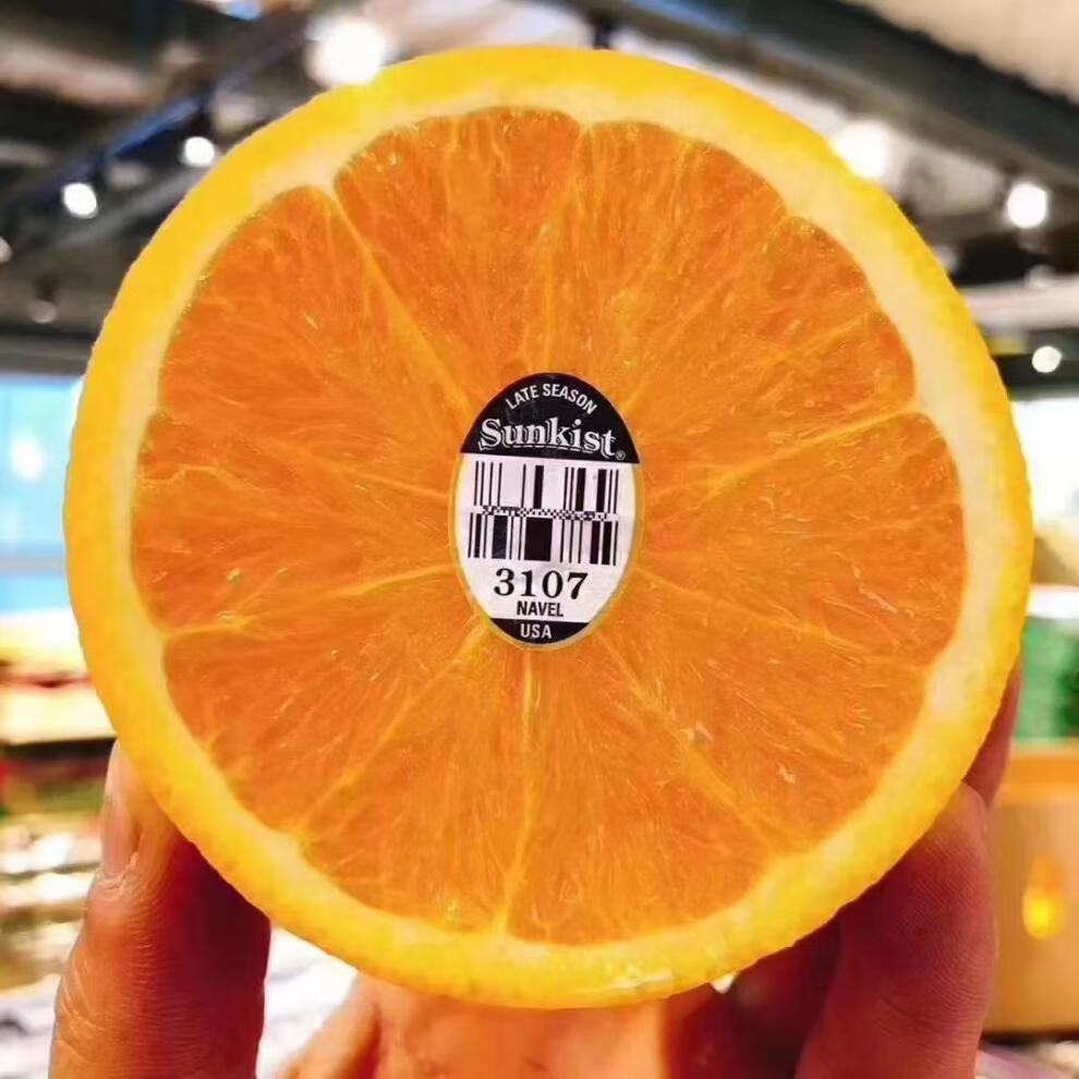 【24小时速发】美国新奇士橙黑标3107脐橙 新鲜进口美橙sunkist甜橙子