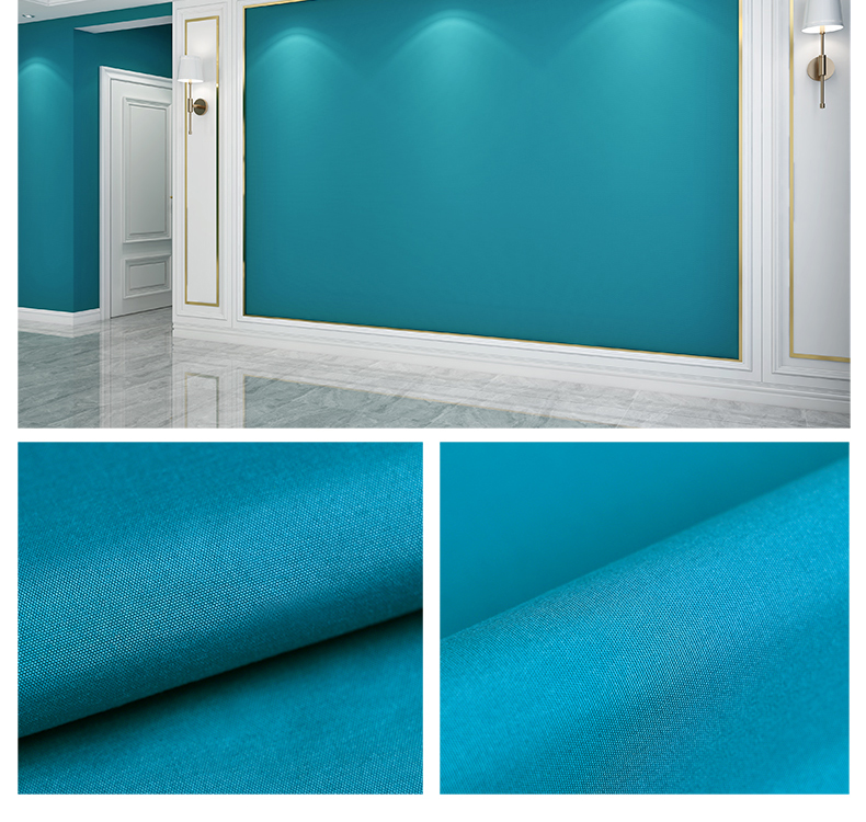 墙布全屋北欧轻奢墙布无缝全屋卧室网红纯色北欧背景墙客厅现代简约