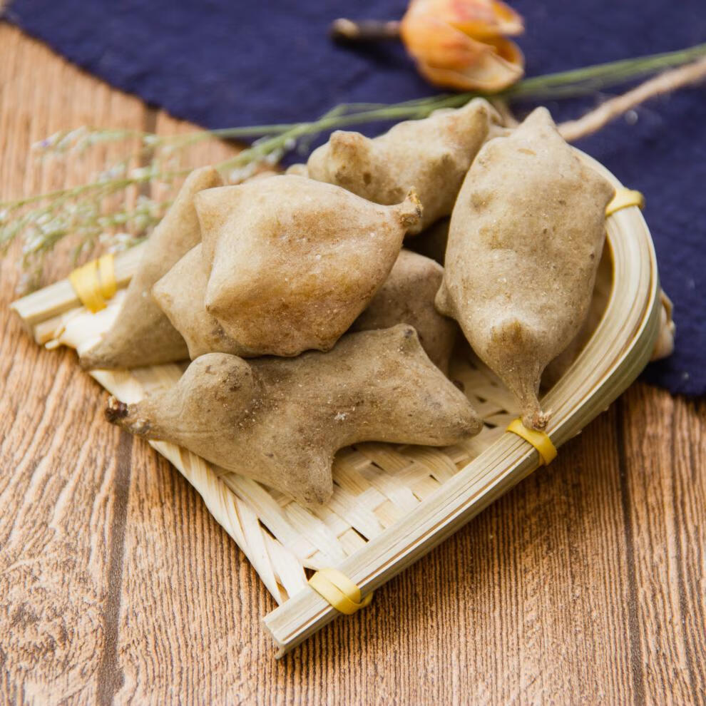 支持国产中药材五倍子百虫仓野生五倍子粉百药煎棓子500克