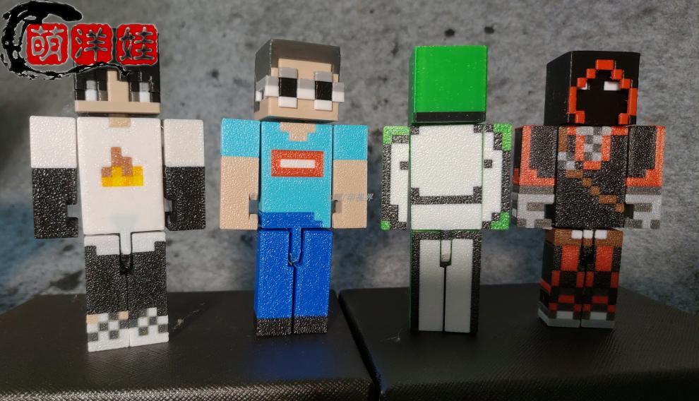 仔手办周边dream实体303末影女王him菜鸟模型mc玩具badboyhalo98厘米