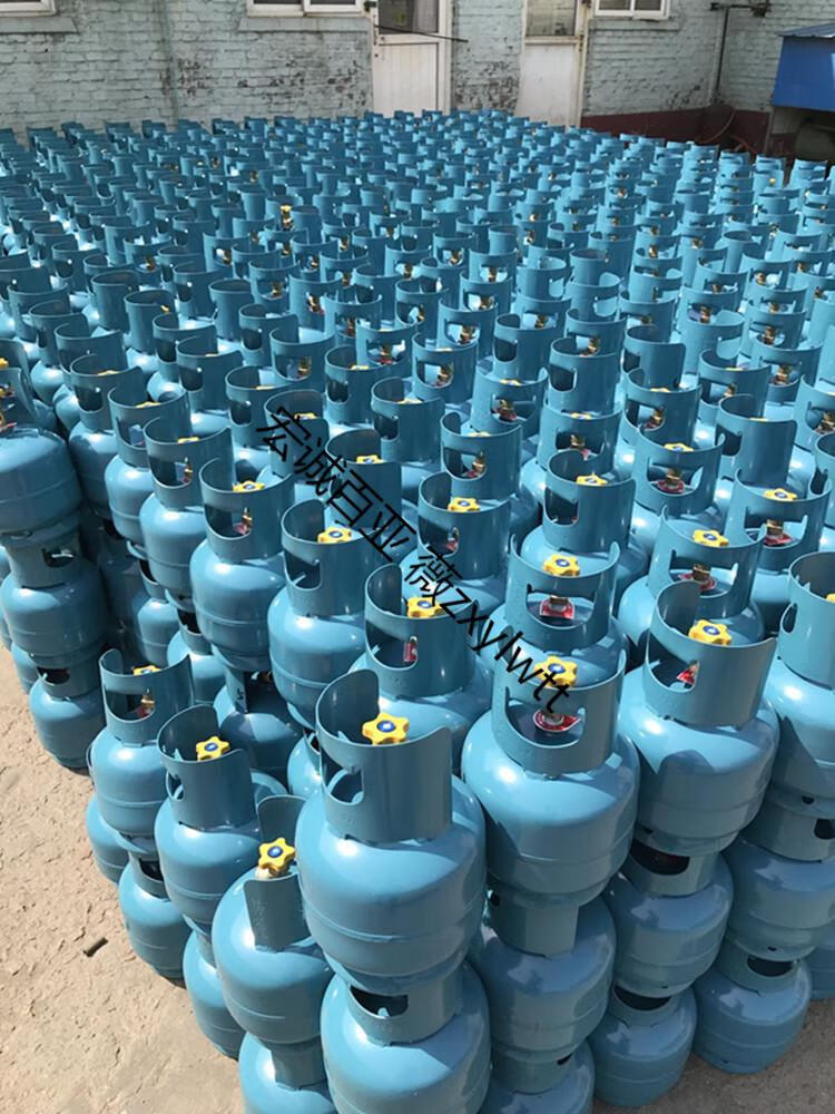 2kg小煤气瓶2公斤液化气瓶钢瓶野营气瓶猛火炉头套装 2公斤煤气罐