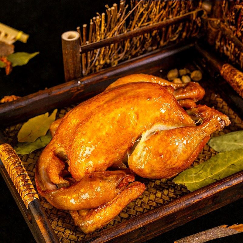 德胜斋扒鸡正宗德州扒鸡烧鸡五香麻油鸡虎皮鸡整只烧鸡山东特产 【速