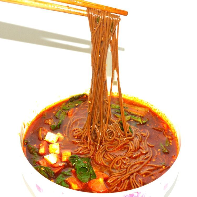 淳化饸饹陕西特产蓝田荞面饸饹羊汤饸饹素臊子饸饹开水冲泡带香辣料