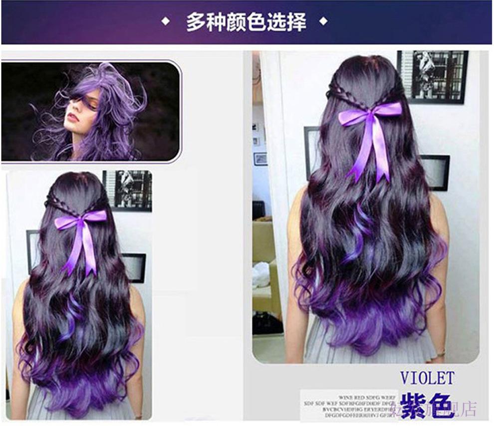 香味持l久一喷黑香型可洗应急彩喷头发彩喷一次性染发剂奶奶灰蓝色