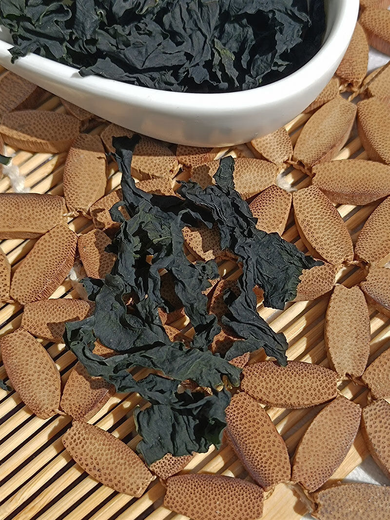 裙带菜干货鲜嫩海带芽海白菜海木耳螺旋藻小包装 裙带菜汤料罐装120克