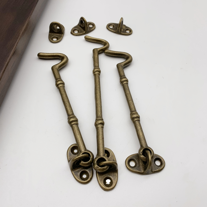 纯铜窗户风钩老式仿古全铜木窗户固定钩挂钩门窗窗勾防风风勾窗钩
