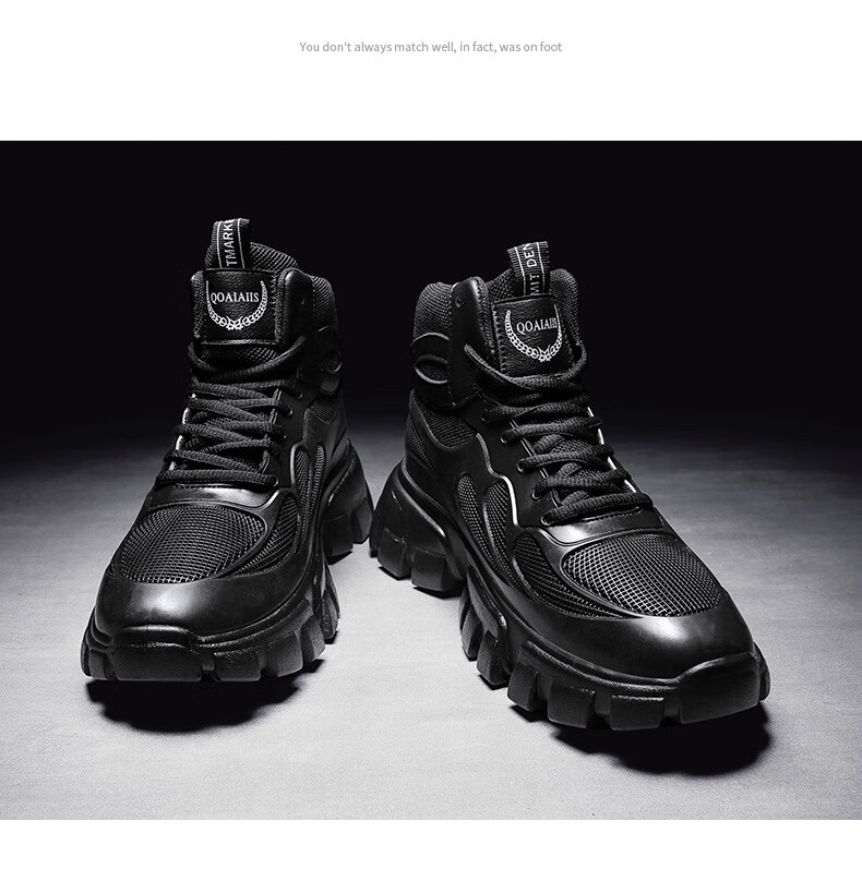 耐克nike2022秋冬款高帮鞋老爹鞋韩版男鞋运动鞋休闲潮鞋厚底直播网红