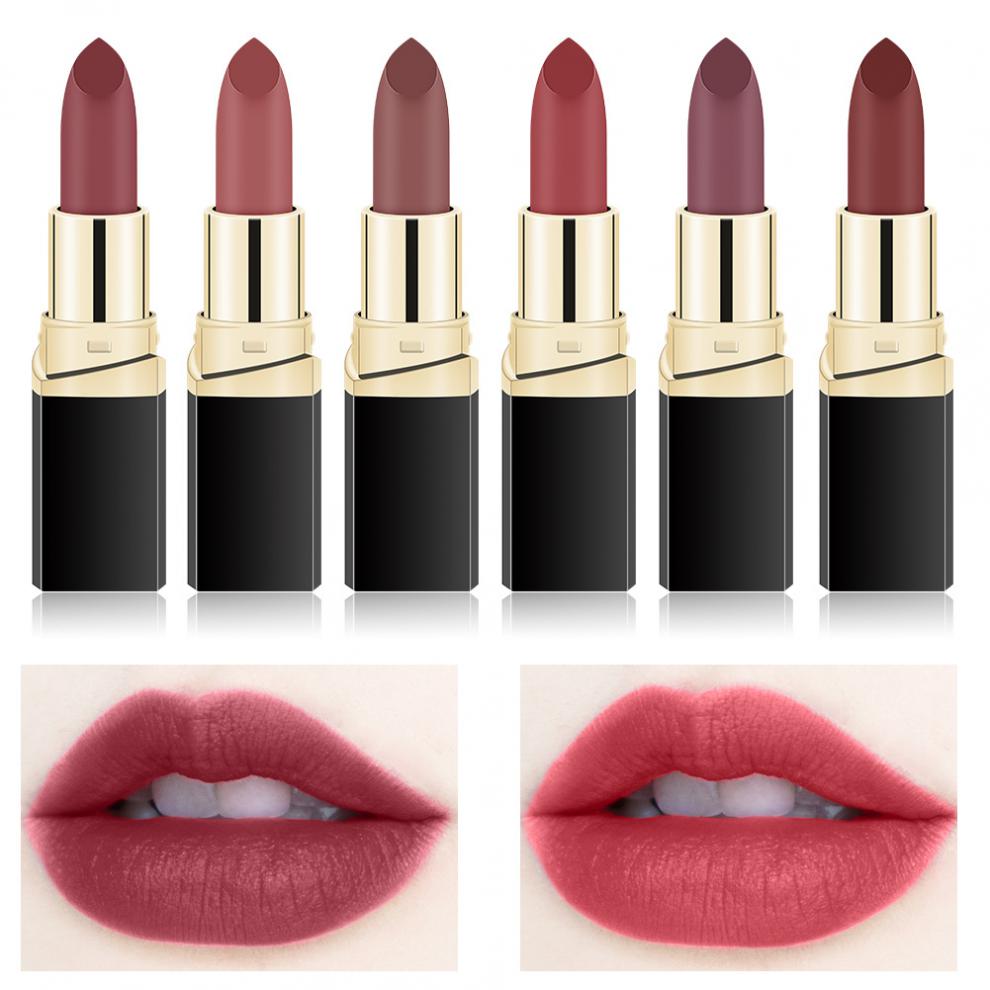 吃土色系口红欧美风巧克力色哑光咖啡色深棕黑暗系可可朱古力 31#裸色