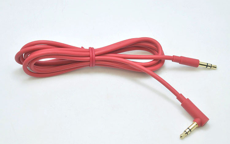 漫步者w820bt w830bt 828蓝牙耳机音频线 原装aux弯头对直头3.