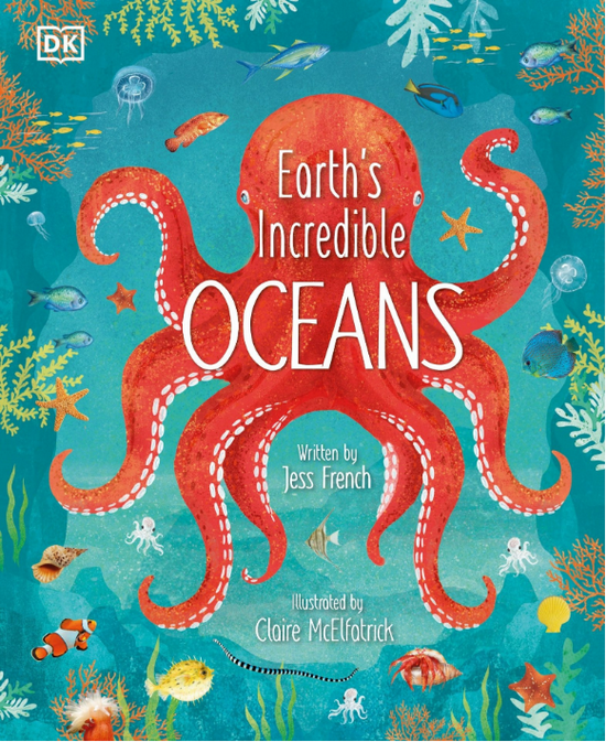 海洋 英文原版earths incredible oceans 儿童百科绘本图画书》