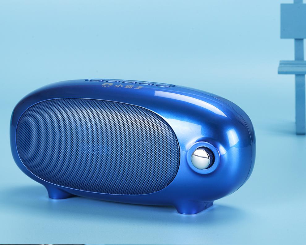 小霸王d79蓝牙音箱低音炮小型立体声双喇叭大音量便携式家用音响 钢琴