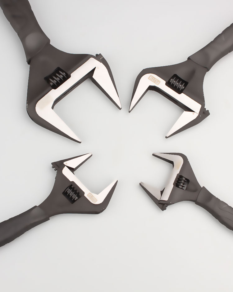 活动扳手活口开口管钳子活扳手小卫浴活络12寸帮手工具大开口板子8寸