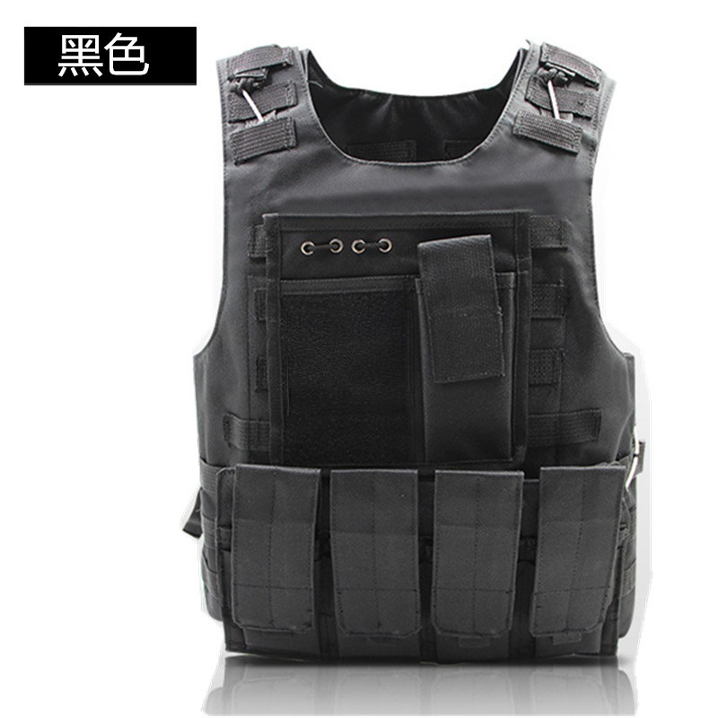 防弹衣儿童夏令营多功能户外马甲防弹衣玩具装备吃鸡头盔三级甲三级