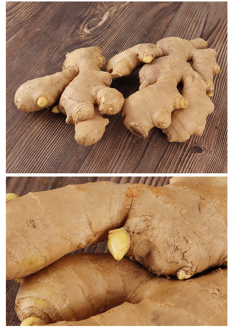 生姜老姜水洗风干无土无泥整片山东大黄姜新鲜现挖11