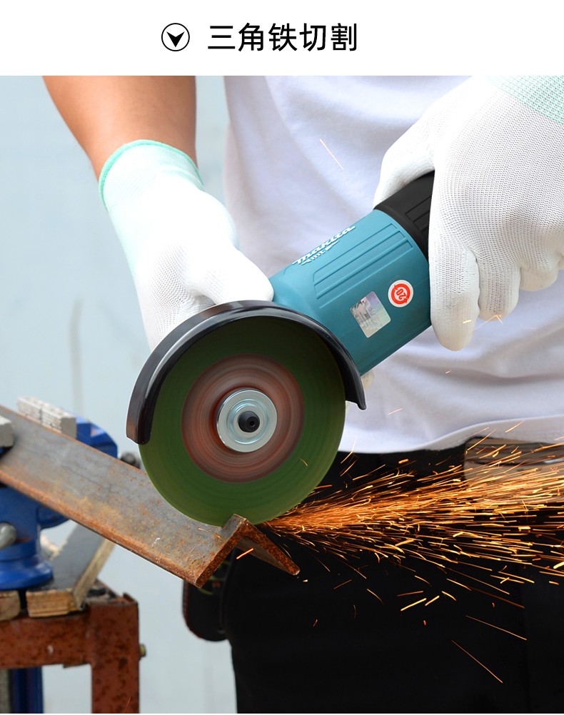 切割片角磨机砂轮片100金属切割锯片不锈钢打磨沙轮片手磨机双网树脂