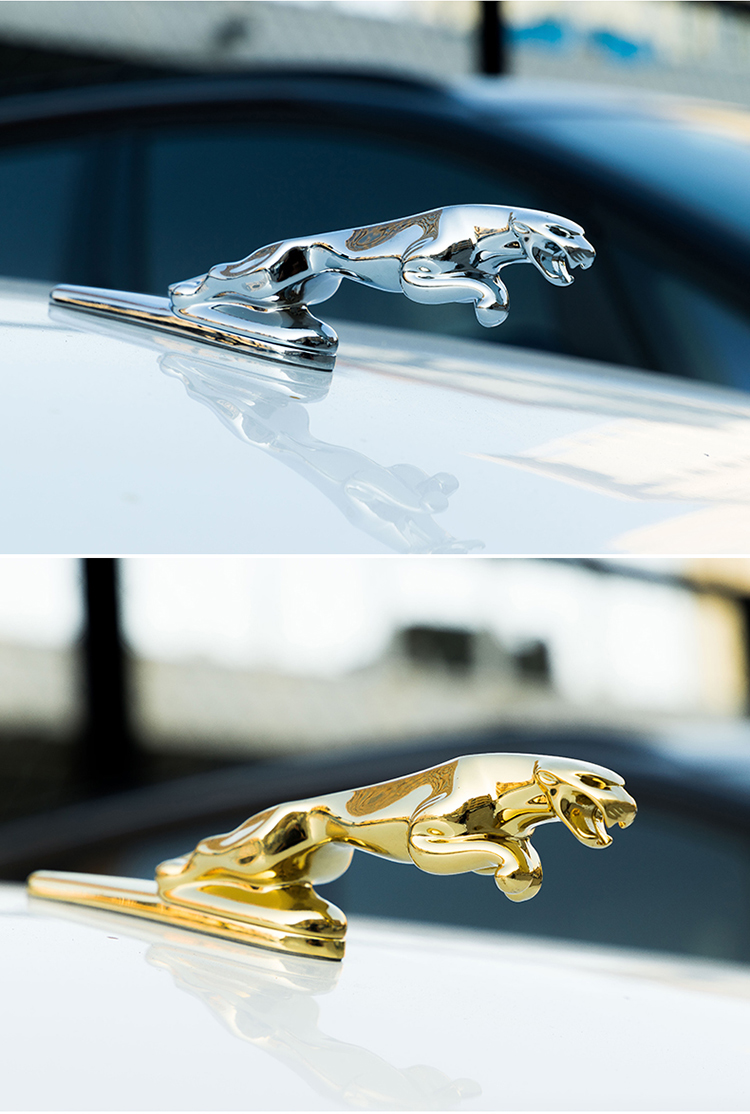 适用于 适用于捷豹车标立标金属标xjl xfl xf xj xel改装机盖车头标原