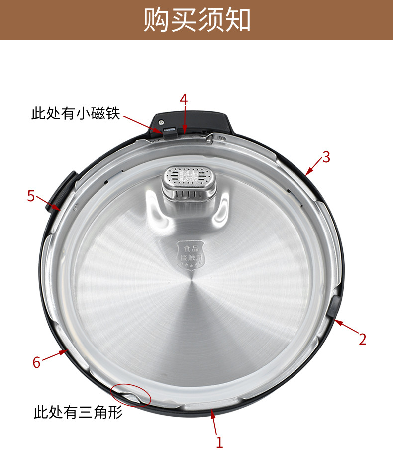 适用电压力锅配件锅盖my12ls505amy12cs502a整体面盖总成盖子锅盖总成