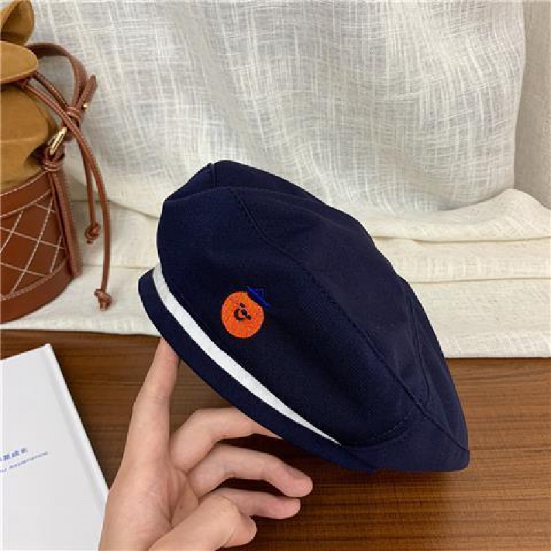 贝佳淑新品jk制服帽子jk风制服水手贝雷帽女日系秋冬复古文艺帽气质