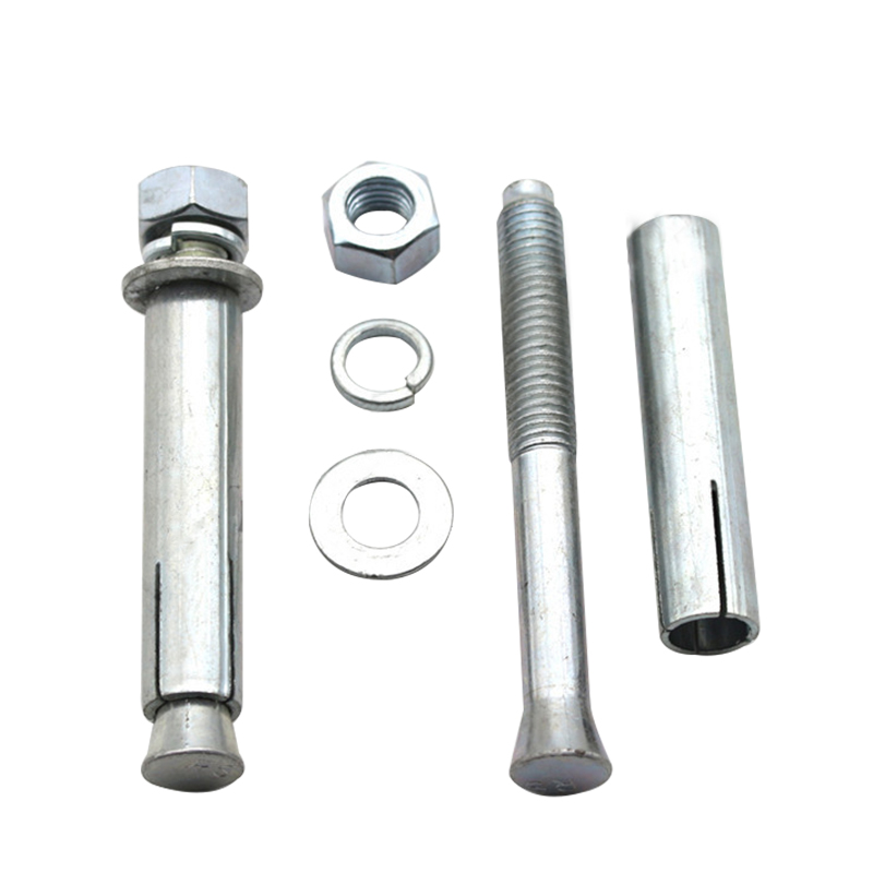 国标膨胀螺丝大全镀锌膨胀螺栓金属膨胀栓空调用胀丝铁胀栓m6m810660