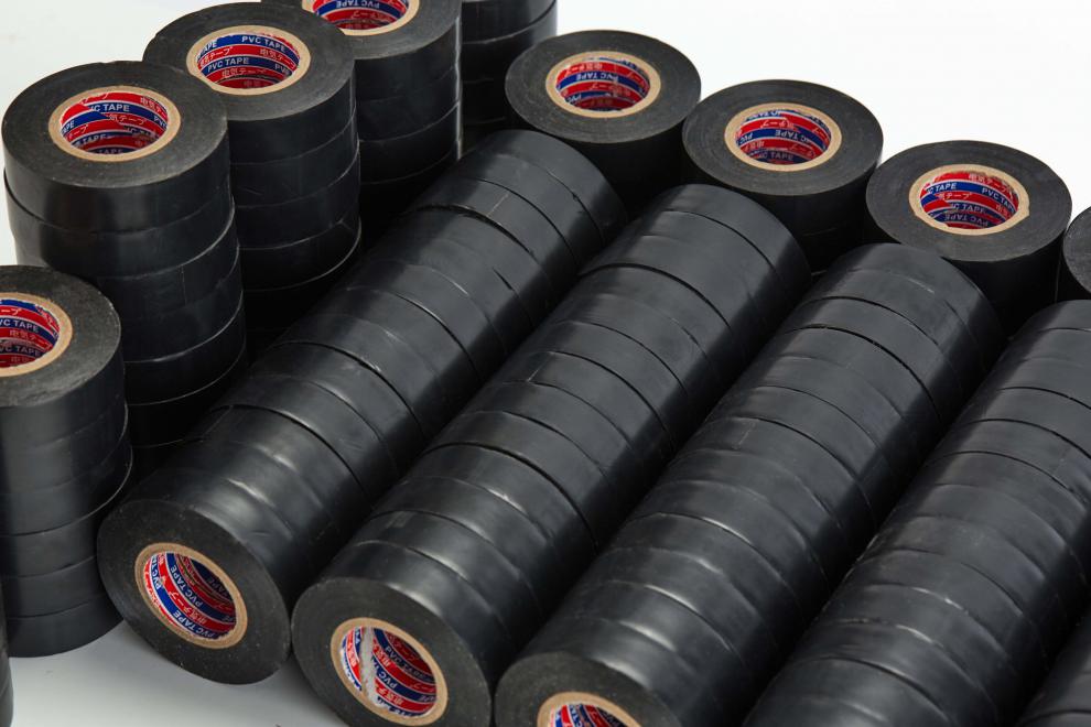 舒森电工胶带绝缘胶带阻燃电工胶布黑色耐温耐磨超粘pvc防水胶布1斤