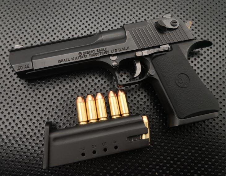 【军训枪模】合金帝国沙鹰全拆卸金属1:2.