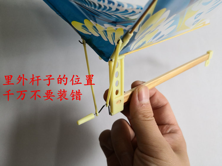 【尚缘】神奇鲁班大飞鸟 神奇的橡皮筋动力鲁班鸟飞鸟玩具扑翼机飞行