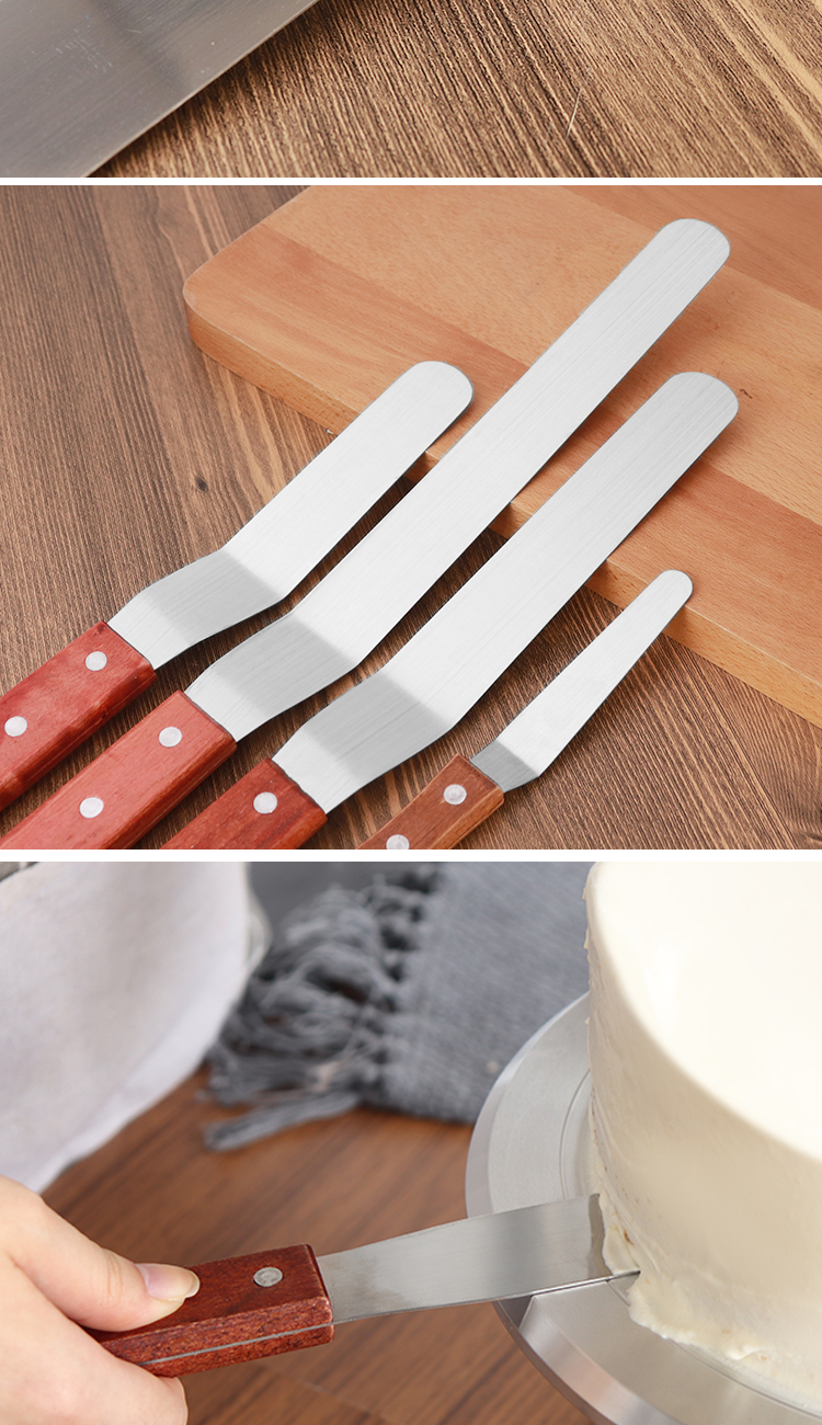 番易不锈钢蛋糕抹刀奶油刮刀生日蛋糕裱花抹平刀家用厨房烤蛋糕点心