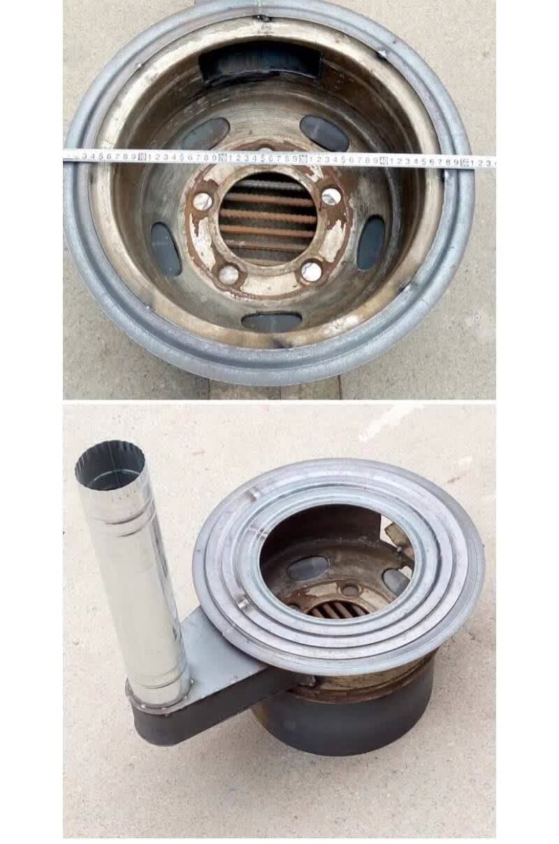 莱沛诗柴火炉子户外柴炉柴火炉野炊炊具炒菜烧水熬粥蒸馒头柴炉轮毂