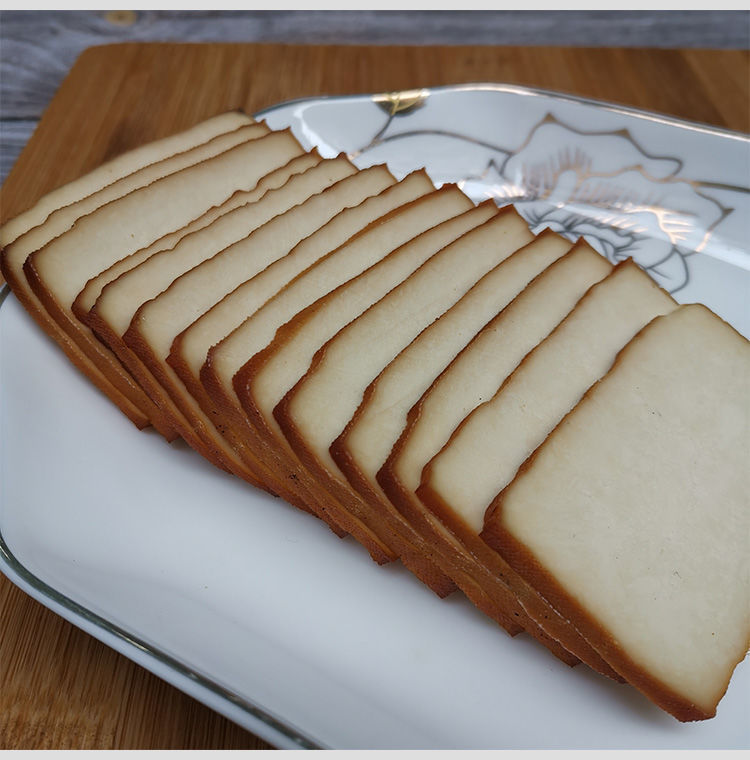 贵州特产烟熏豆腐干农家自制豆干腐竹豆制品柴火烟熏腊豆干2块8块豆腐