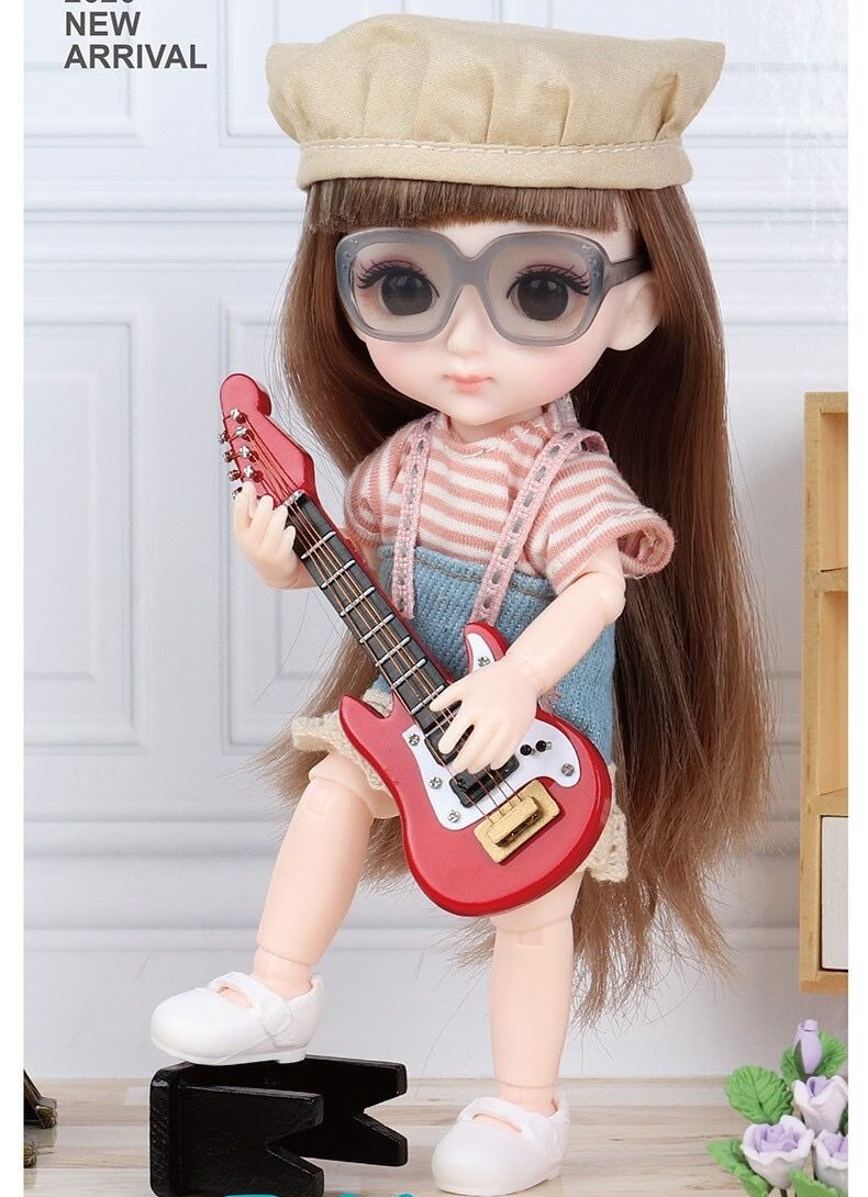 boby 16厘米洋娃娃礼盒套装换装bjd公主人偶儿童女孩过家家玩具 3cmm