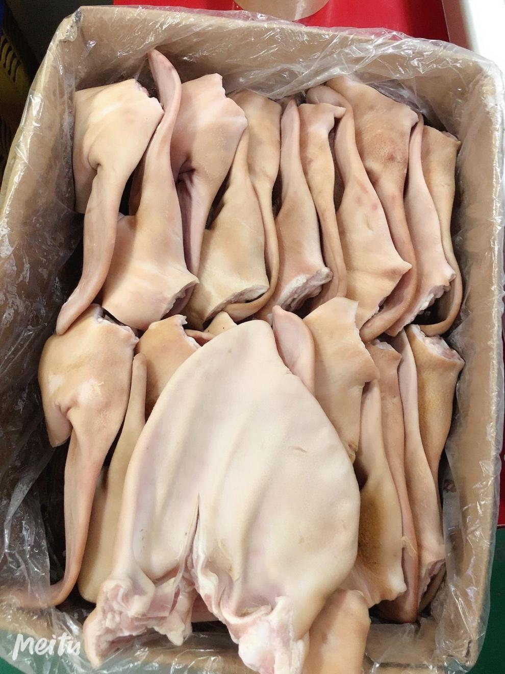 弄鱼堂 耳朵新鲜冷冻猪耳朵大根耳朵猪耳片生猪耳朵20斤带根耳片 20斤