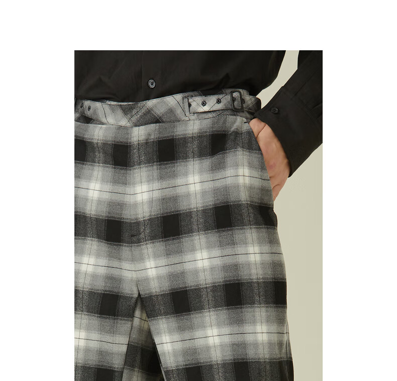 bosie rainbow21秋新款实穿不易皱休闲裤小丑灯笼裤潮5034r 黑色 l