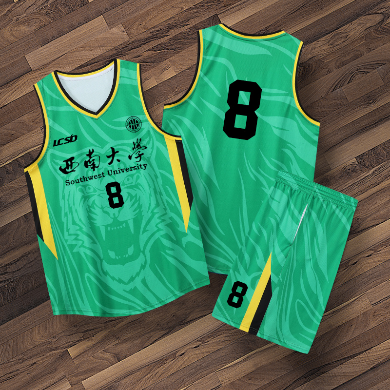 阿欧迩广东队全运会球衣定制篮球服套装男学生比赛队服一套订制印字