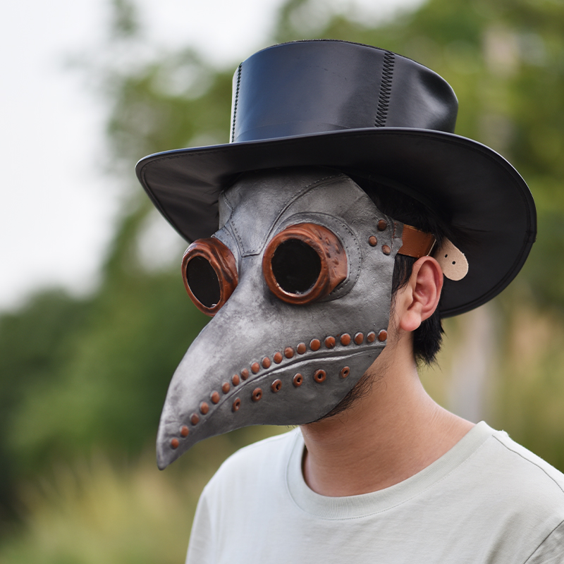 简单乌鸦面具手工制作图片