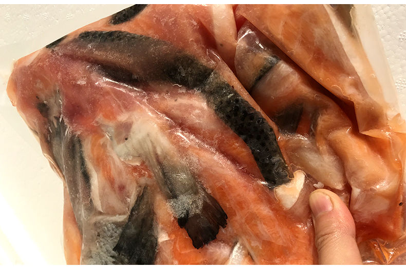 港荣8斤冰鲜刺身三文鱼 边角料 三文鱼碎肉 冰鲜鱼生边角料6斤 8斤