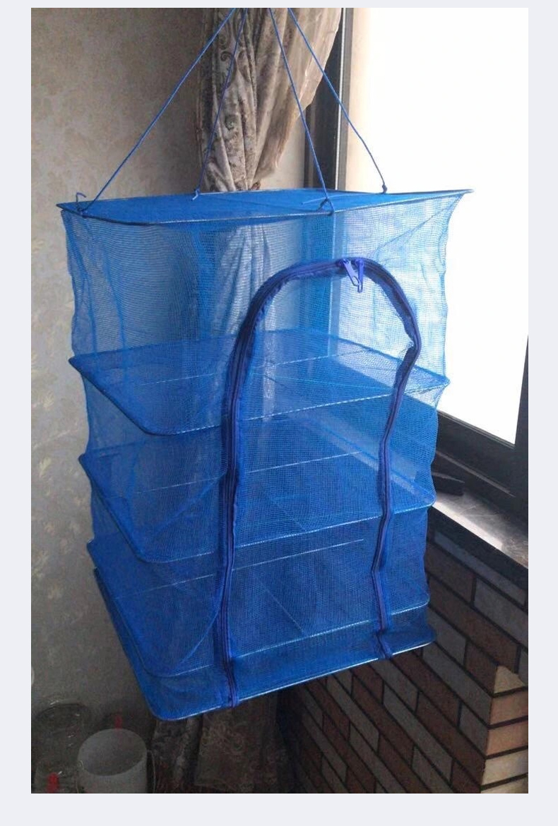 晒菜神器 折叠晒干笼 晒干货晒鱼网防蝇笼晒菜神器防苍蝇网折叠家用晒