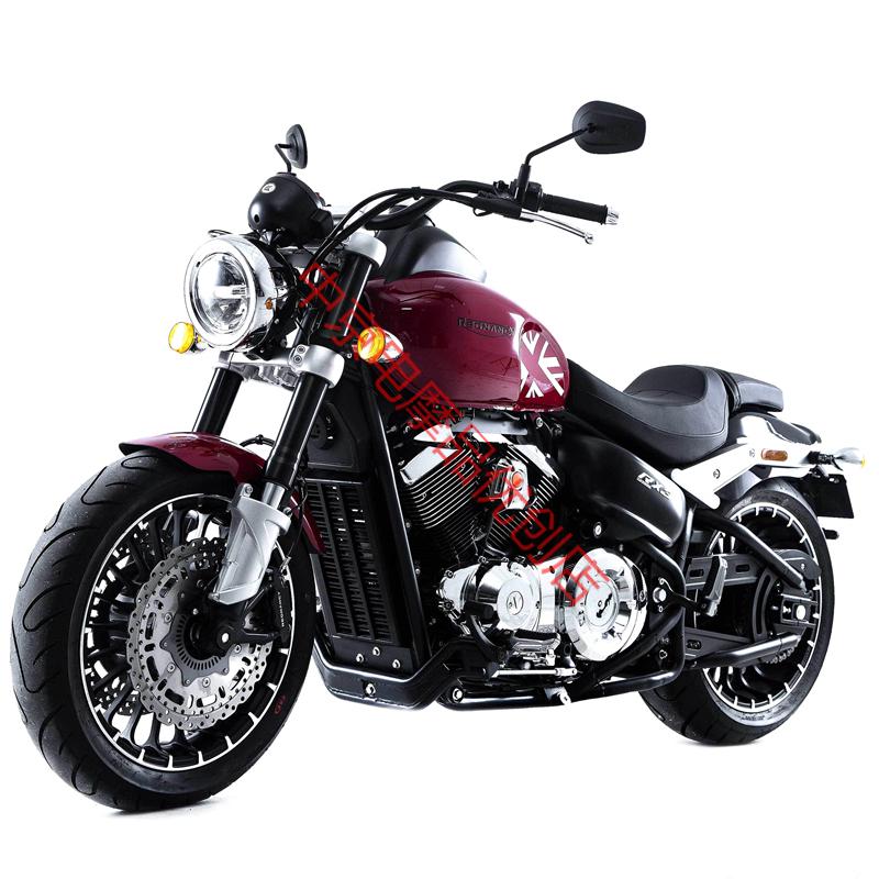 定制2021年雷卡迪雷克rx3复古太子摩托车巡航车250双缸v缸电喷整车可