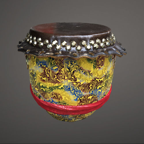 舞狮鼓专用牛皮鼓24寸大鼓佛山堂鼓醒狮鼓实木战鼓高音演出节日18