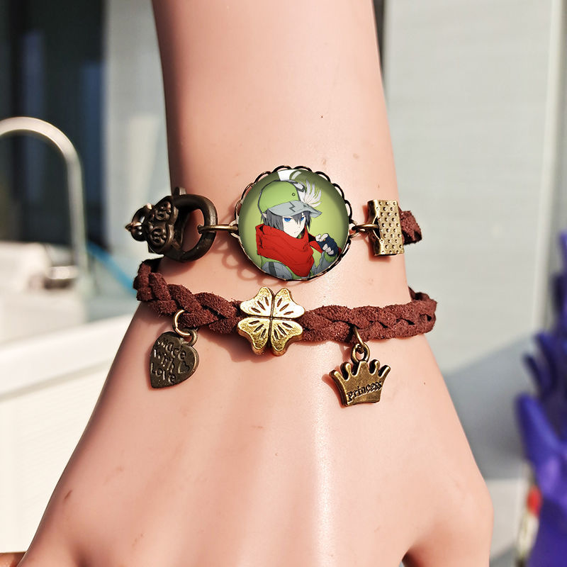 嘉德罗斯凹凸世界手链帕洛斯cos周边同人金雷狮雷安爱心扣手链安迷修