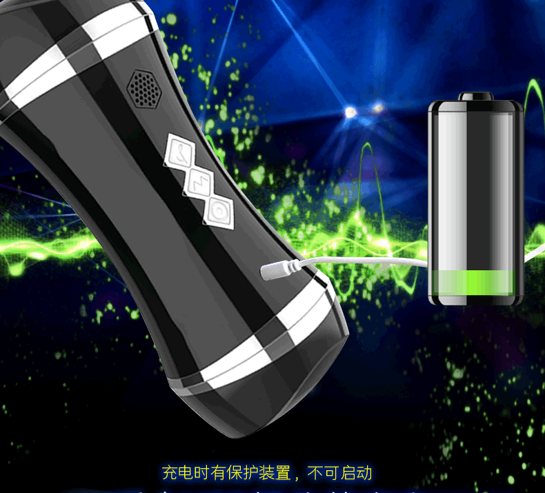 飞机杯男用具男士性成人全自动震动发音电动夹吸声口部双通道免提便携