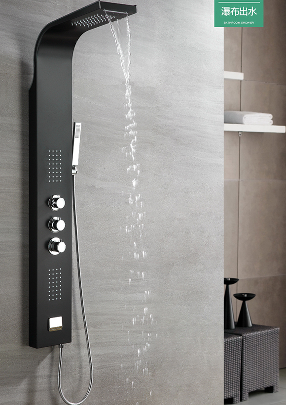 汉斯格雅花洒多功能智能恒温淋浴屏花洒套装家用全铜多功能增压挂墙式