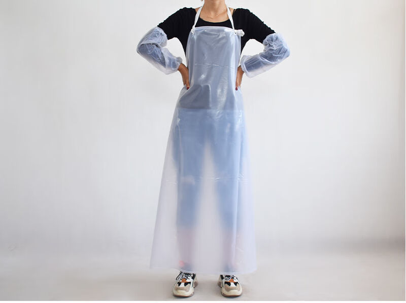 皮围裙透明围裙防水围裙男女防水防油加长软皮围裙上班工作厨房食品