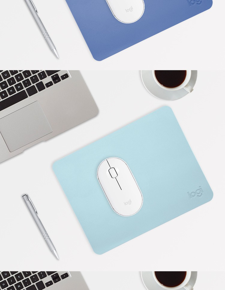 罗·技适用于超大皮质鼠标垫男生电竞游戏办公键盘垫电脑桌垫书桌彩色