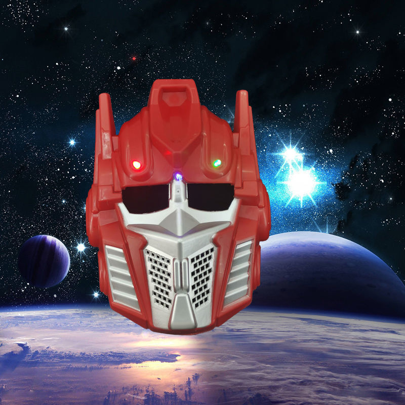 现货直发特曼发光面具新品地摊货派对万圣节儿童奥特曼动漫卡通面具