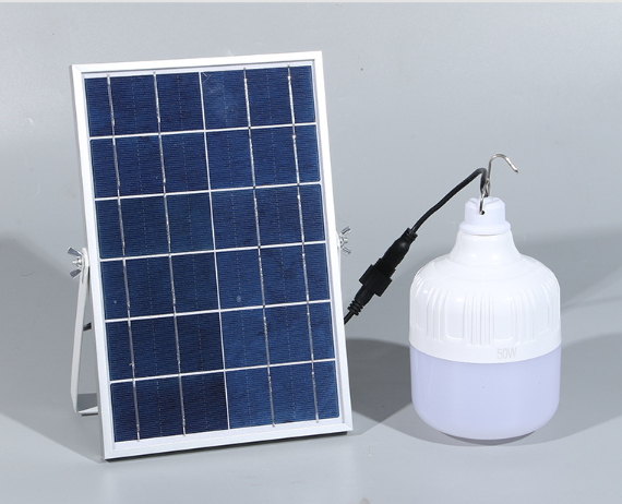 太阳能灯泡照明灯家用室内自动天黑自动亮省电农村停电厕所挂灯60瓦